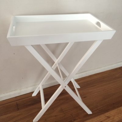 Serving tray on a stand