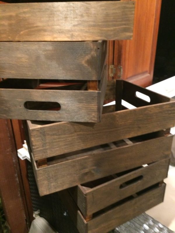 Set of 2 Dark Crates