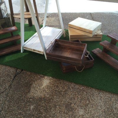 Green turf floor mat