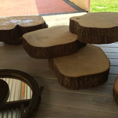 Tree log three tier