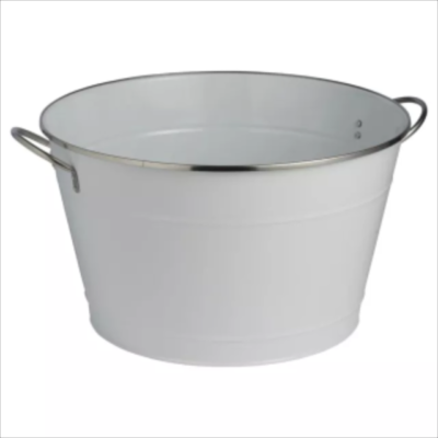 White ice buckets