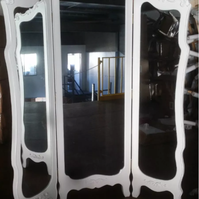 Ornate floor mirror
