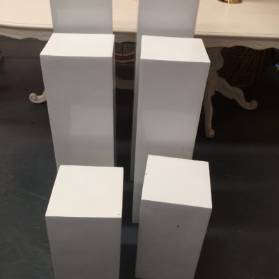 White large 110cm plinths