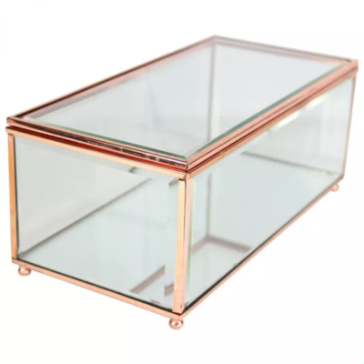 Copper glass box
