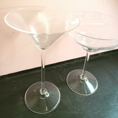 Acrylic 1m tall martini stand