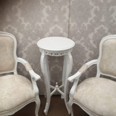 Cream french armchair