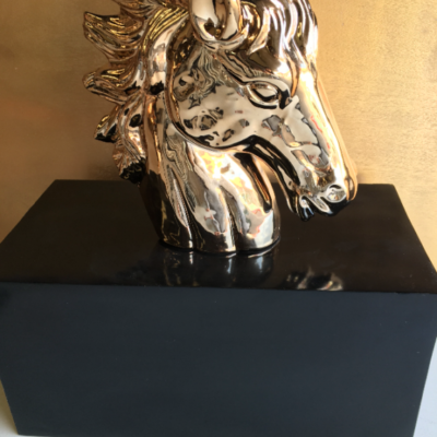 Black 50cm plinth