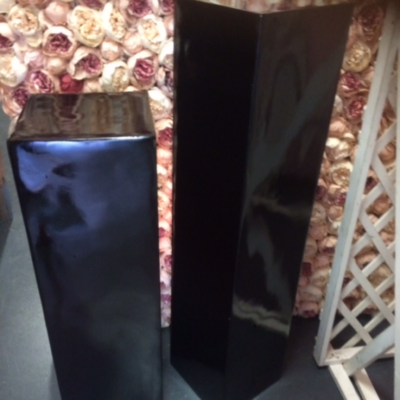 90cm black plinth