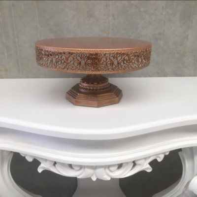 Gold ornate cake stand 30cm diameter