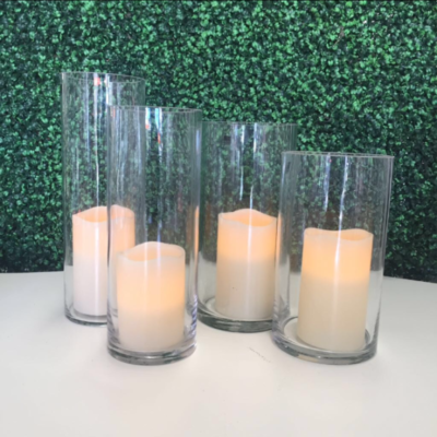 Glass cylinder vase