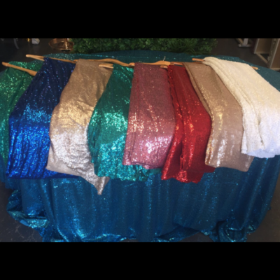 Sequins table cover