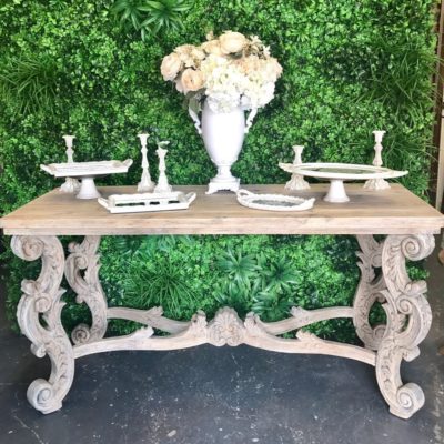 Vintage wood table