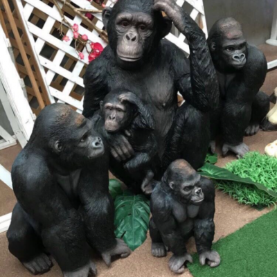 Smallest gorilla from set