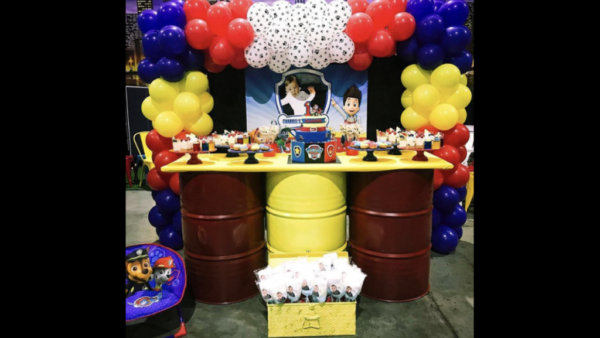 Red or yellow oil drum