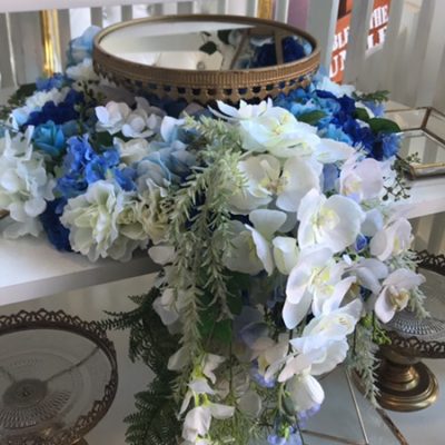 Blue Flower Wreath