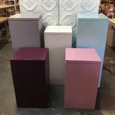 90cm white pedestal