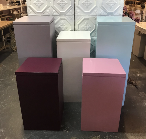 110cm grey pedestal