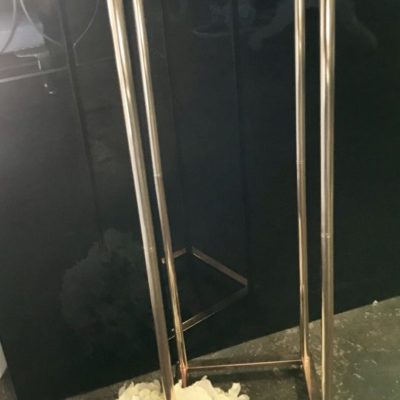 80cm gold lux pedestal