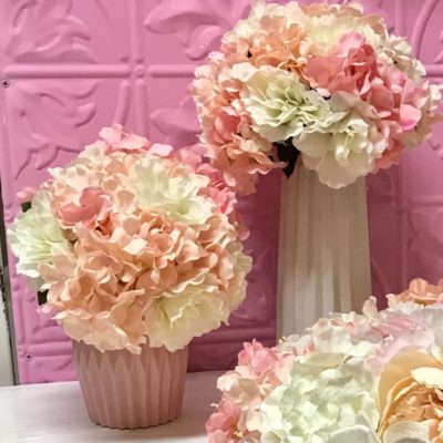 Pink and white small floral bunch