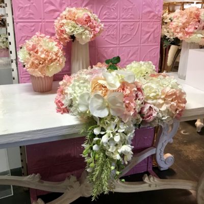 Pink and White wreath