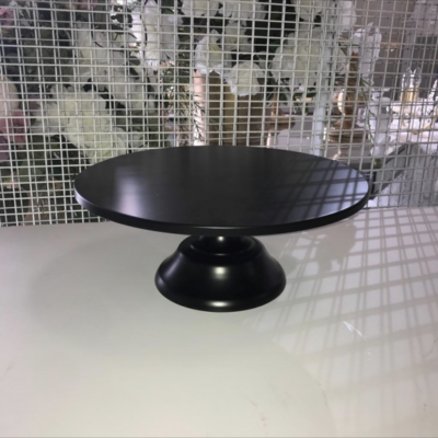 Black matte cake stand