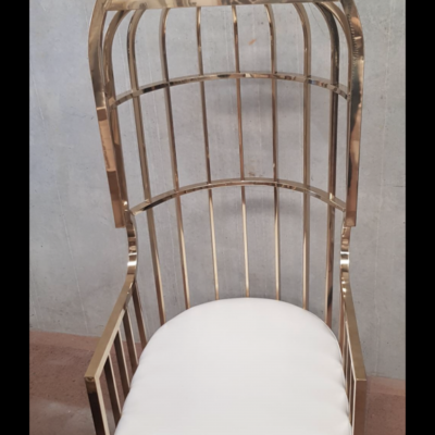 Gold lux chair