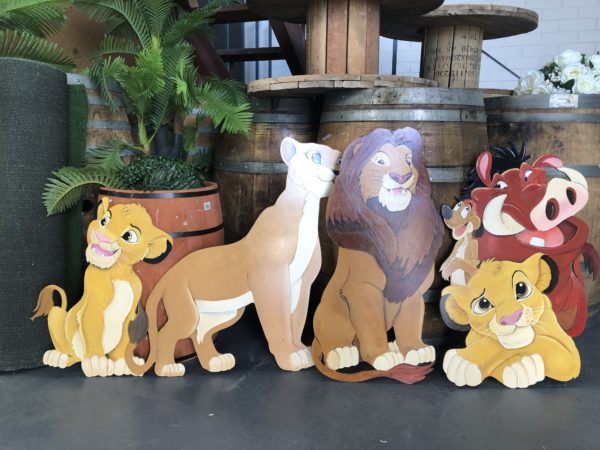 Lion king timber cut outs