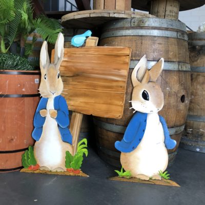 Peter rabbit timber cut outs