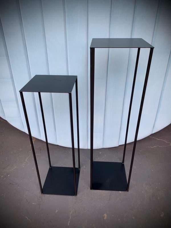 1m black pedestal