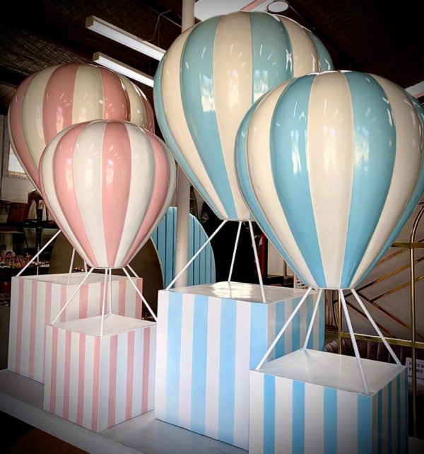 L baby blue hot air balloon