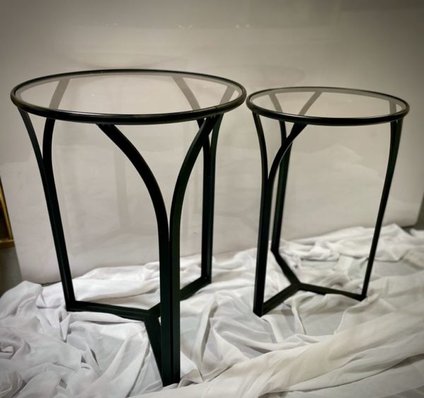 Veronica black pedestal 65cm tall