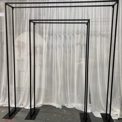 Black or white double arbor frame
