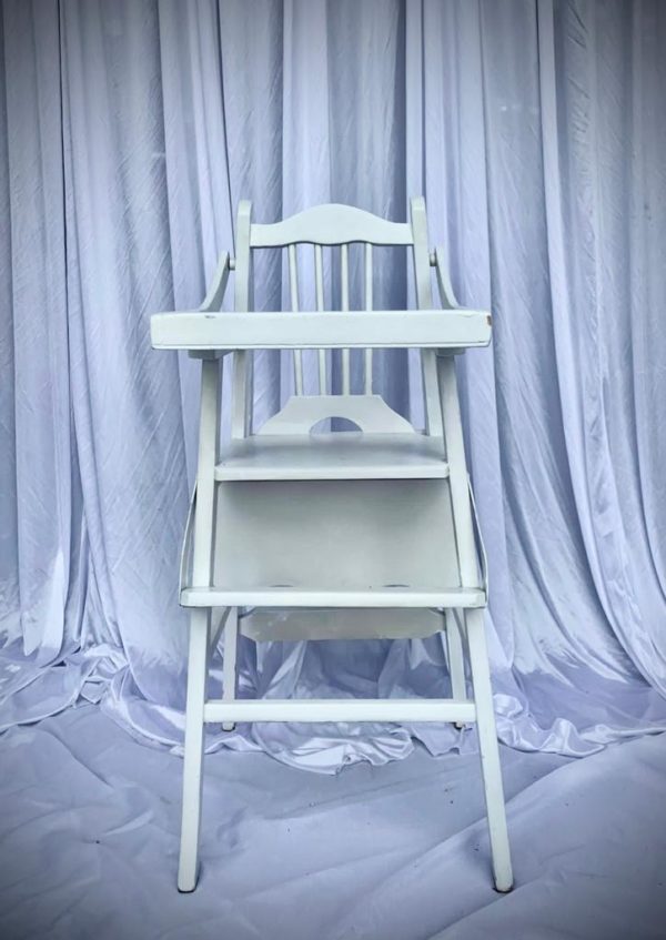 White high chair