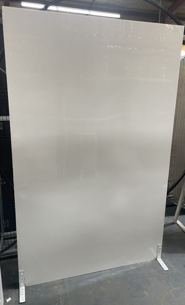 White acrylic backdrop