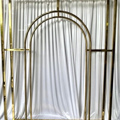 Gold double centred arch