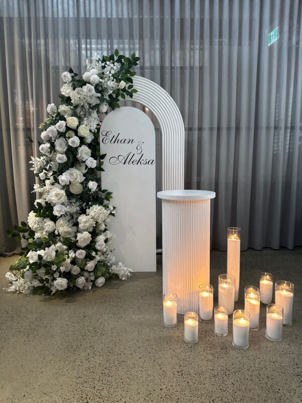 2 piece ribbed arch